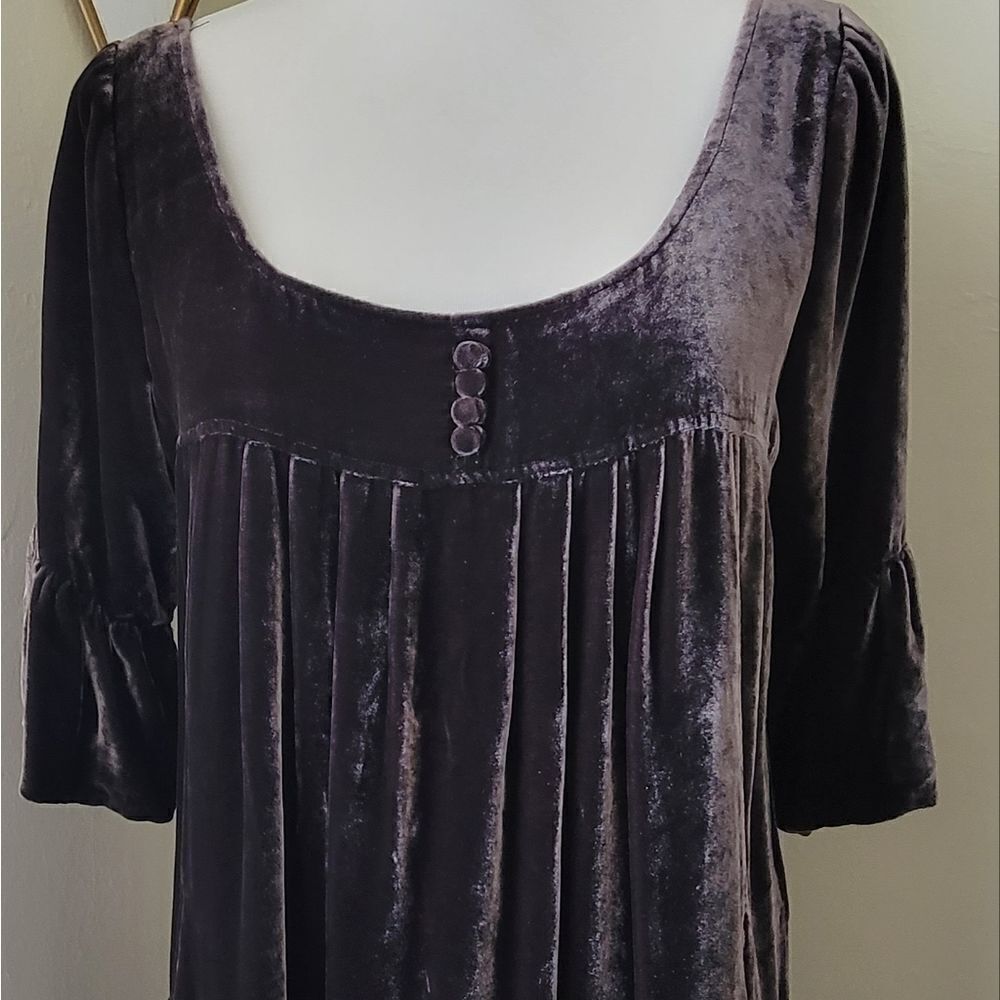 See by Chloe brown velvet dress - Picture 4 of 7